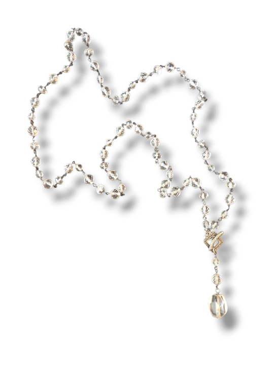 Silpada Jewelry - Silpada Clear Crystal Bead Lariat Necklace